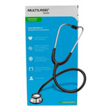 Estetoscópio Cardiológico Profissional Multilaser Hc378 Cor Preto
