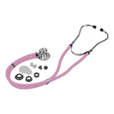 Estetoscópio Duplo Rappaport Rosa Premium Adulto E Inf