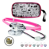 Estetoscopio Rappaport Duplo Adulto Pediatrico Premium Cores