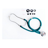 Estetoscopio Verde Rappaport Cardio Premium Tubo Duplo