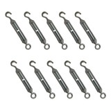 Esticador Cabo Aço Qfix Gancho Olhal 5 16 8mm Kit 10 Unidade