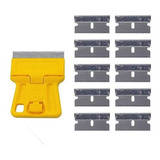 Estilete Mini Raspador Ratinho Com 10 Laminas Insulfilme