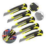 Estilete Profissional Anatômico Reforçado Com Trava 18mm 5un