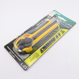 Estilete Profissional Largo 18mm Kds 3 Laminas Black Japonês