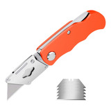 Estilete Profissional Metal Trapezoidal 18mm Com Lâminas