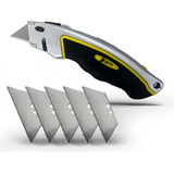 Estilete Trapezoidal Fertak 18mm Profissional Aço Inox