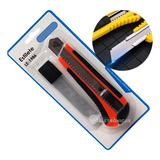 Estiletes Reforçado 18mm Com Trava E 3 Laminas Extra