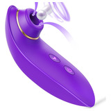 Estimulador Vibrador 2 Em 1 Com 9 Modos De Sucção E Vibração