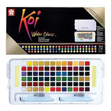 Estojo Aquarela Artístico Sakura Koi Water Colors 72 Cores