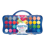 Estojo Aquarela Pastilha 36 Cores Giotto