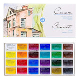 Estojo Aquarela White Nights Sonnet 24 Full Pans