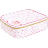 Estojo Box 100 Pens Academie Coração Rosa Tilibra