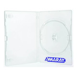 Estojo Box Dvd Amaray Transparente Original 100 Pçs