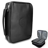 Estojo Box Escolar Grande 100 Lápis Nylon Com 25 Elásticos Metalizado Preto