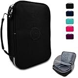 Estojo Box Escolar Grande 100 Lápis Poliéster Com 72 Elásticos Tactel Preto