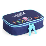 Estojo Box Organizador Escolar Divertidamente Disney Luxcel Cor Roxo
