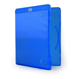 Estojo Capa Box P Blu Ray Azul 10 Unidades Rimo