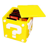 Estojo Case 3d Porta Cartucho Nintendo Switch Oled Cartão Sd