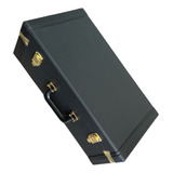 Estojo Case Luxo Para 2 Trompetes Cor Preto