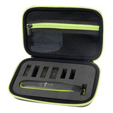 Estojo case Para Barbeador Elétrico Oneblade Philips Zíper Cor Preto 110v 220v bivolt 