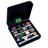 Estojo Coleção C 16 Pedras Brasileiras Naturais Maravilhoso