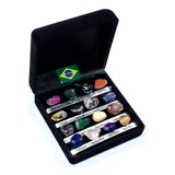 Estojo Coleção C 16 Pedras Brasileiras Naturais Maravilhoso