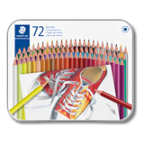 Estojo De Lápis De Cor Hexagonal Staedtler 72 Cores 1 Uni Marcação 1 Estojo