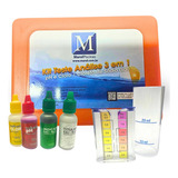 Estojo De Teste Para Piscina Sal Cloro E Ph Controle Total