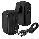 Estojo De Viagem CaSZLUTION Para Câmera Digital Bolsa Pequena Para Armazenamento De Câmera Adequado Para Tamanho De Câmera 5 3 X3 1 X2 1 Preto