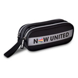 Estojo Duplo Escolar Now United Oficial Adolescente Preto