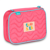Estojo Escolar Luluca Box Organizador Grande Nylon 100 Pens
