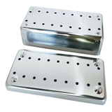 Estojo Inox Perfurado Esterilização 18 X 8 X 5 Cm Podologia