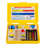 Estojo Kit Teste Análise Água Piscina Ph Cloro Alcalinidade
