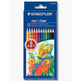 Estojo Lápis Desenho 12 Cores Staedtler Noris frete barato 