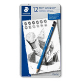 Estojo Lápis Grafite De Desenho Staedtler 12 Unidades