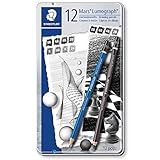 Estojo Lápis Grafite De Desenho Staedtler Lumograph 100 G12 S1 12 Unidades