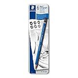 Estojo Lápis Grafite De Desenho Staedtler Lumograph 100B G6 12 8B HB 6 Unidades