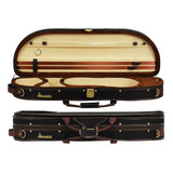 Estojo Luxo Meia Lua Marrom Violino 4 4