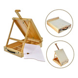 Estojo Maleta De Pintura Cavalete Da Vinci Dobrável De Mesa