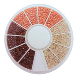 Estojo Meia Pérola 2mm Para Joias De Unha Decoração Unhas 3d