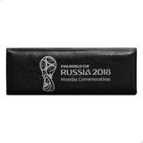 Estojo Moedas Copa Rússia 2018 Moedas Comemorativas
