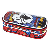 Estojo Porta Lapis Escolar Duplo Man Spider Infantil Menino