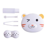 Estojo Porta Lente Contato Case Viagem Bichinhos 1 Kit
