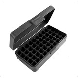 Estojo Porta Munição Caixa Bélica 40 7 65 9mm 380 Cap 50