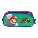 Estojo Super Mario Dois Compartimentos Original Nintendo
