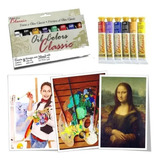 Estojo Tinta A Óleo Colors Classic Com 8 Bisnagas Acrilex