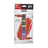 Estojo Tinta Oleo Pébéo 668600 12 Cores 12ml