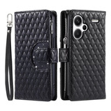Estojo Tipo Carteira De Couro Com Capa De Cartão Crossbody