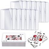 Estojos De Cartas De Baralho De Plástico Transparente Caixa De Armazenamento De Cartão De Acrílico Compatível Com MTG TCG Colecionáveis Para Cartões Colecionáveis Cada Capa Para 100 Cartões 12