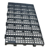 Estrado Pallet Plástico 25x50x2 5 Palete Piso Preto
